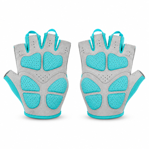 Gants de cyclisme demi-doigts haut de gamme avec protection en gel sur la paume, conception sur mesure, marque privée, vente en gros pour les détaillants de vélos - Product Image 5