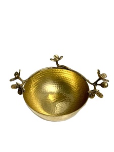 ชามผลไม้ทองเหลืองประดับโต๊ะสำหรับงานแต่งงานชามสลัดจากอินเดีย - Product Image 2