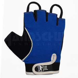 Gants de musculation professionnels bleus et noirs avec rembourrage amélioré de la paume |   Poignée antidérapante de qualité supérieure pour un équipement de musculation ultime - Product Image 4