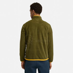 Classic Everyday Comfort Cotton Blended <b>Men</b> <b>Half</b> <b>Zip</b> Polar Fleece <b>Jacket</b> Durable Soft Winter Layer Wear - Product Image 6