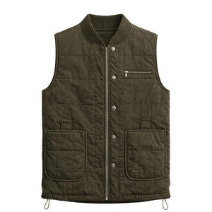 Gilets sans manches réversibles pour hommes, streetwear décontracté, de haute qualité, avec logo personnalisé, vente en gros - Product Image 3