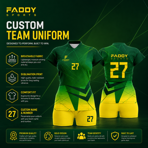 Ensemble d'uniformes de volley-ball personnalisés pour femmes, sublimation, respirant, séchage rapide, maillot et short de volley-ball, tenue d'équipe professionnelle - Product Image 5