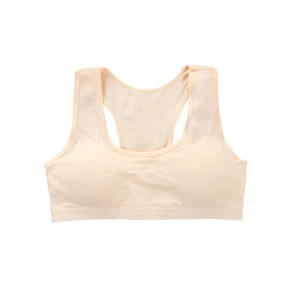 Soutien-gorge de sport dos nageur pour femme, col ras du cou, maintien moyen, respirant, noir uni, pour fitness et entraînement, sans coutures, en Spandex et Polyester - Product Image 2