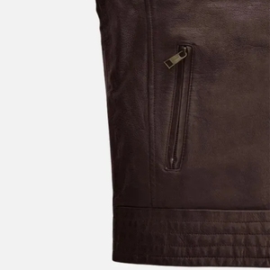 Chaleco Casual de Cuero Suave al Tacto, Estilo Relajado, Opción de Marca Personalizada para Moda Urbana, Atuendos en Capas y Looks Diarios - Product Image 4