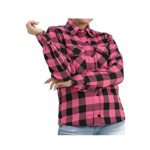 2026 Full Body % Cotton Breathable Unisex All Seasons High Quality Beaded Motorbike Flannel Riding Shirt Anti-Abrasion Biker - Product Image 2