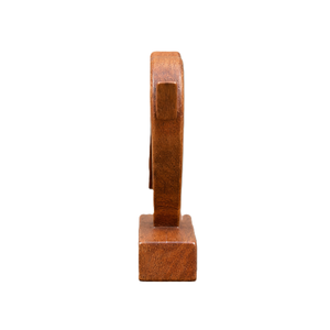 Sculpture abstraite en bois, art minimaliste fait à la main, décoration pour table, salon - Product Image 3