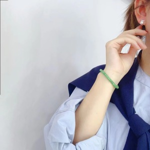 6-7MM Seawater Inspired Pure Silver Flower Wreath Accessory Non-Cut Bead Micro Flaw Strong <b>Fine</b> <b>Stud</b> <b>Earrings</b> Same Song Hye - Product Image 4