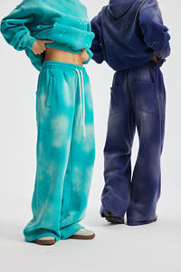 Pantalons de jogging personnalisés en strass pour hommes, en coton, coupe ample, pour marques de mode américaines, tailles S M L XL - Product Image 4