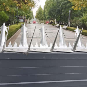 Púas de Seguridad Galvanizadas Tipo Razor Anti-Escalada para Muros, Tamaño L - Product Image 1