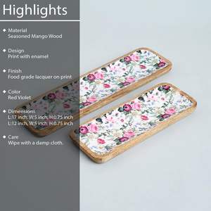 Juego de 2 Platos Elegantes para Servir Frutas y Aperitivos, Diseño Artesanal Ideal para Cocina, Comedor, Hotel y Cafetería - Product Image 4