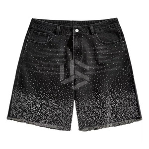 Streetwear <b>Men</b> Casual Denim <b>Jeans</b> Shorts / Custom High Quality Vintage Acid Washed Summer Gym Running Quick Dry Breathable - Product Image 1