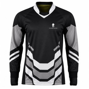 Camiseta Deportiva Personalizada para Paintball al Por Mayor, para Jugadores de Equipo, con Diseño de Impresión Completa y Opciones de Números - Product Image 1