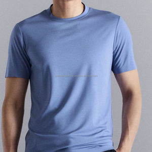Camisetas Casuales de Hombre con Estampado de Letras, Tejidas en Seda/Algodón, Ropa Deportiva, Secado Rápido, Ecológicas, Impresión Digital, Manga Corta - Product Image 1