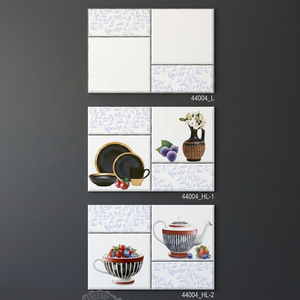 Modern 3D Bathroom Tiles 300x450mm 12x18 Inches 30x45cm White Brick Concrete Printed Fruits Decor for Indoor Outdoor <b>Walls</b> - Product Image 4