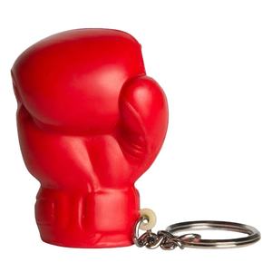 Porte-clés gants de boxe en mousse à mémoire de forme en PU avec logo personnalisé balle jouet anti-stress - Product Image 3