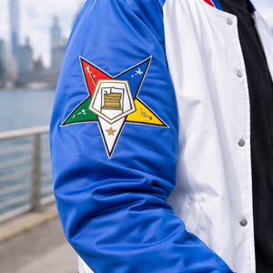 เสื้อแจ็คเก็ตวาร์ซิตี้ผ้าซาตินสำหรับผู้ชาย |   ป้ายปักโลโก้แบบกำหนดเอง |   เสื้อแจ็คเก็ตโค้ชสไตล์สตรีทแวร์ |   ผู้ผลิตขายส่งจำนวนมาก - Product Image 3