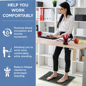 <span class=keywords><strong>Tapis</strong></span> de <span class=keywords><strong>bureau</strong></span> anti-fatigue portable pour assise <span class=keywords><strong>debout</strong></span>, <span class=keywords><strong>tapis</strong></span> d'acupression pour les pieds, soulage la douleur aux pieds - Product Image 6