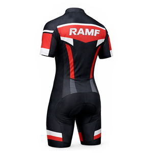 Combinaison de course unisexe personnalisée imprimée pour l'été, extensible dans les quatre sens, respirante, séchage rapide, manches courtes, aérodynamique, pour moto - Product Image 4