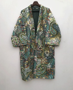 Nouvel arrivage de veste Kantha israélienne en coton Manteau de veste Kantha matelassé Manteau de veste bohème toutes saisons pour femmes - Product Image 2