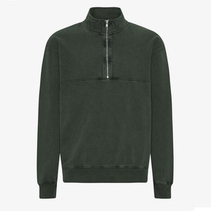Sweat-shirt demi-zip en coton premium, coupe moderne, avec technologie anti-humidité, idéal pour l'hiver - Product Image 6