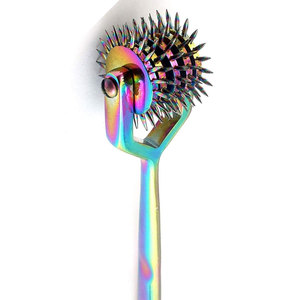 Rueda de Wartenberg de Acero Inoxidable con 5 Puntas, Instrumento de Diagnóstico de 6.6 Pulgadas, Rueda de Prueba Neurológica Arcoíris - Product Image 6