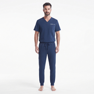 Uniforme Médico para Hombre, Conjunto de Pantalones Deportivos de Algodón y Elastano, Ropa de Trabajo para Enfermeros de Hospital, Venta al por Mayor - Product Image 1