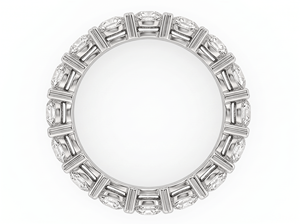 Anillo de Compromiso de Diamantes con Corte Brillante Redondo, Joyería Fina Clásica - Product Image 4