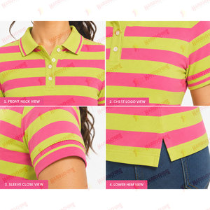 Camisetas Polo Personalizadas al por Mayor OEM Profesionales, Camisetas Polo de Mujer con Logotipo Bordado o Impreso Personalizado de Alta Calidad - Product Image 4