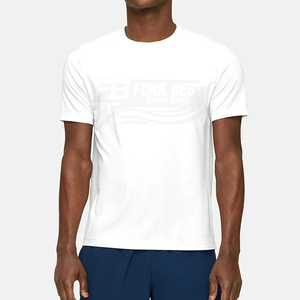 T-shirt ajusté pour homme en coton lavé respirant, écologique, de qualité supérieure, avec logo frontal, coupe classique, 180g, design personnalisé - Product Image 5