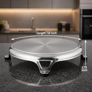 จานชักลาสแตนเลส |   แผ่นรองรีดแป้งโรตี โพลพาท |   เงินมาตรฐาน |   ผลิตในอินเดีย - Product Image 4
