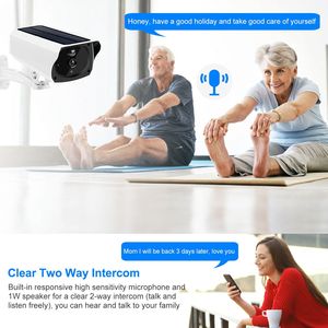 Telecamera di Sicurezza IP WiFi 1080P con Sistema Intercom Bidirezionale e Alimentazione Solare - Product Image 4