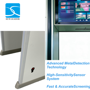 <span class=keywords><strong>Metal</strong></span> <span class=keywords><strong>Detector</strong></span> SUNLEADER per Aeroporti, Scuole ed Eventi, Scanner Corporeo Multizona con Schermo da 29 Pollici, Uso Esterno Impermeabile - Product Image 3