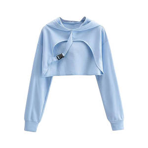 Sudaderas Cortas con Capucha Más Vendidas a Bajo Precio, Sudaderas Cortas con Capucha Personalizadas al Por Mayor, Sudaderas Cortas con Capucha de Tacto Suave - Product Image 1