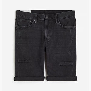 Shorts de Mezclilla de Secado Rápido para Mujer, Servicio OEM, Última Tendencia, Diseño de Doble Capa, Colores Azul Marino y Negro - Product Image 5