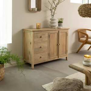 Buffet en bois de manguier blanchi Vandana Prime Vesta - Product Image 1
