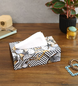 Compre Caja de Papel para Pañuelos de MDF Color Turquesa Peacock |   Pepperfry de Blossom Craft India - Product Image 4