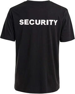Camiseta de Seguridad para Hombre, Camiseta Negra de Seguridad, 100% Algodón, Precio al por Mayor - Product Image 6
