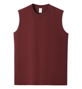 Camiseta Deportiva sin Mangas para Hombre RACHEL SPORTS con Logotipo Personalizado, Cuello Redondo, Transpirable, Ecológica, de Secado Rápido, 100% Algodón, para Entrenamiento Atlético - Product Image 3