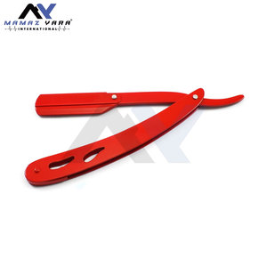 Rasoirs professionnels pour barbiers, modèle Big Scales Orders, en acier rouge, à verrouillage par oscillation, entièrement personnalisable, pour la coupe et le rasage - Product Image 2