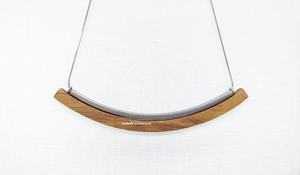 สร้อยคอโชคเกอร์ไม้ธรรมชาติขัดเงาสีน้ำตาลคลาสสิกน้ำหนักเบา ดีไซน์ทันสมัย รุ่นใหม่ล่าสุด ZAMZAM IMPEX ZZJ 1969 สำหรับงานศิลปะ - Product Image 2