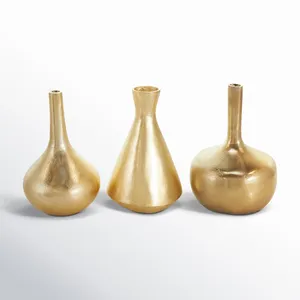 Florero de Metal Hecho a Mano de Lujo Premium, Moderno, de Calidad de Exportación, Adorno Decorativo para el Hogar, para Compradores Mayoristas Mundiales, Sostenible - Product Image 2