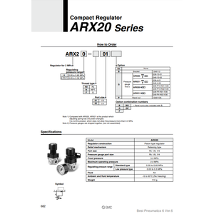Piezas neumáticas SMC Pneumatics, regulador de - Product Image 2