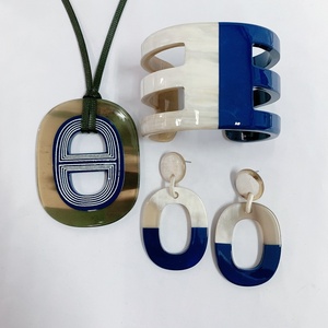 Artesanía de Vietnam, cuidado saludable, conjuntos de joyería de cuerno de búfalo, regalos de moda para bodas, fiestas, compromisos, aniversarios - Product Image 4