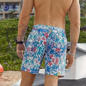 ซัพพลายเออร์ที่ดีที่สุด กางเกงว่ายน้ำผู้ชายทรงสลิมฟิต สวมใส่สบาย ขายดี ทันสมัย ใหม่ล่าสุด แฟชั่นใหม่ ลายพิมพ์สวยงาม ชุดชายหาดสั่งทำได้ - Product Image 3