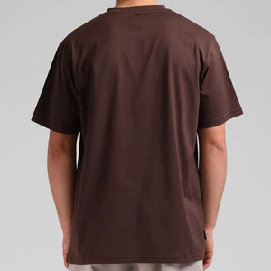 Nouveau design 2026 – T-shirt en toile 100 % coton pour homme, coupe classique, respirant, séchage rapide, avec poche poitrine avant, vente en gros - Product Image 5