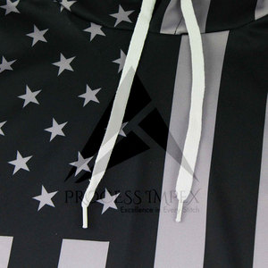 Sudadera con capucha personalizada para hombre, con cremallera, gruesa, de corte holgado, talla grande, hombros caídos, estilo cuadrado, para invierno, Process Impex - Product Image 3