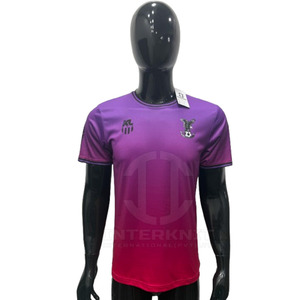 Camiseta de Fútbol Personalizada al por Mayor de Pakistán - Servicio OEM, Material Transpirable de Poliéster, Último Diseño, Impresión por Sublimación, Nombre Personalizado - Product Image 1