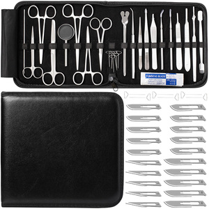 Kits d'instruments de chirurgie plastique professionnels pour étudiants en médecine, médecins, infirmières, outils d'opération, ciseaux à pansements, pinces hémostatiques - Product Image 1