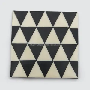 Luxury Modern Square Eco-Friendly Epoxy Resin <b>Drink</b> <b>Coasters</b> Washable for Kitchen Use - Product Image 4