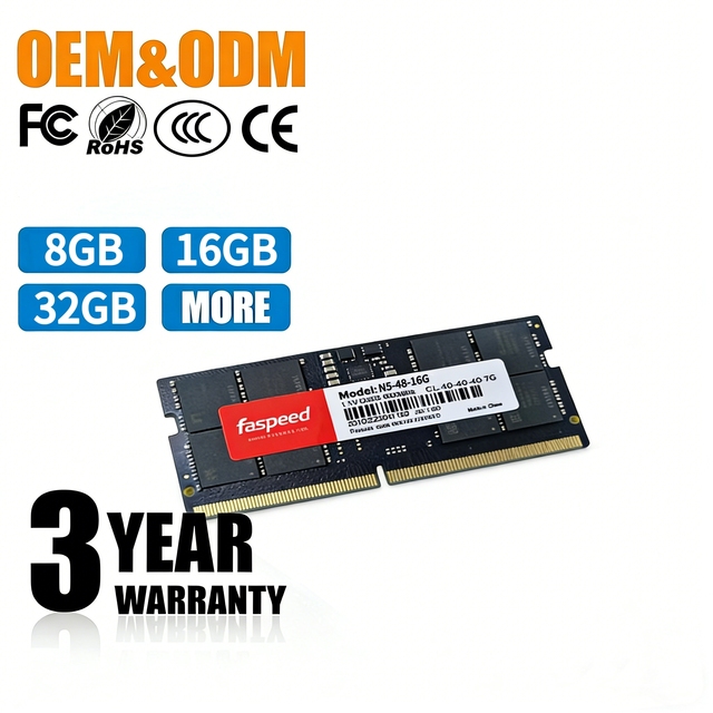 Faspeed New Gaming Memory Ddr5 NON-Ecc 16gb RGB ram Ddr 16GB 32GB 4800Mhz Ddr 5 ram for Pc Components in Stock